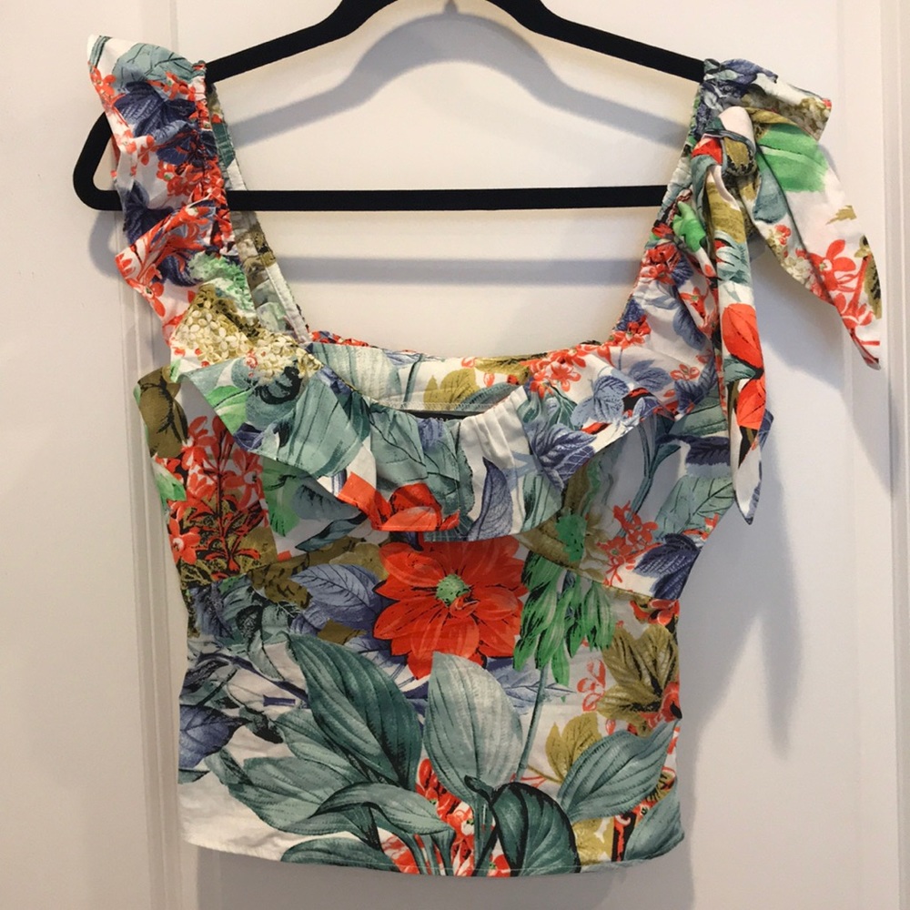 Zara Flora Top